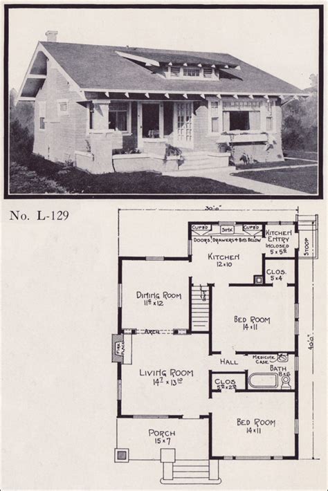 1920s Craftsman Bungalow House Plans Craftsman House Plans Are The