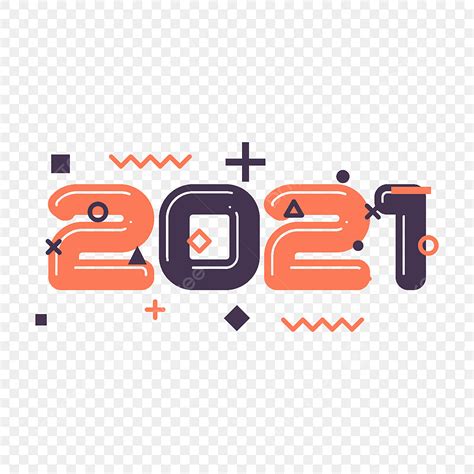 Vector Modern 2021 Typography Design Event Greeting Background Png