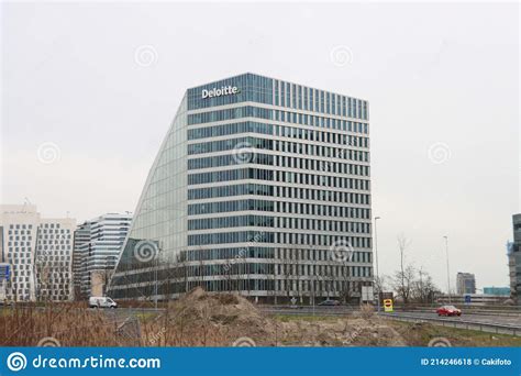 Office Buildings In The Zuidas Business District In Amsterdam Editorial
