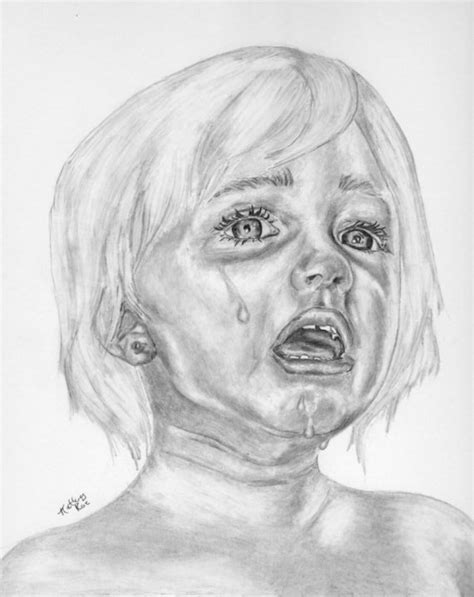 Aspiegirls Corner My Newest Drawing Crying Girl