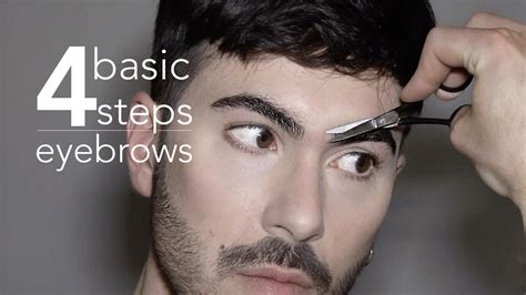 4 Basic Steps Mens Eyebrows Youtube