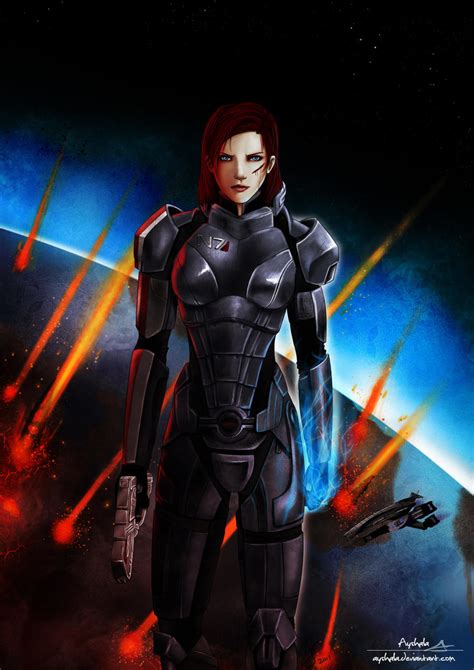 Me3 Commander Shepard By Ayshala On Deviantart