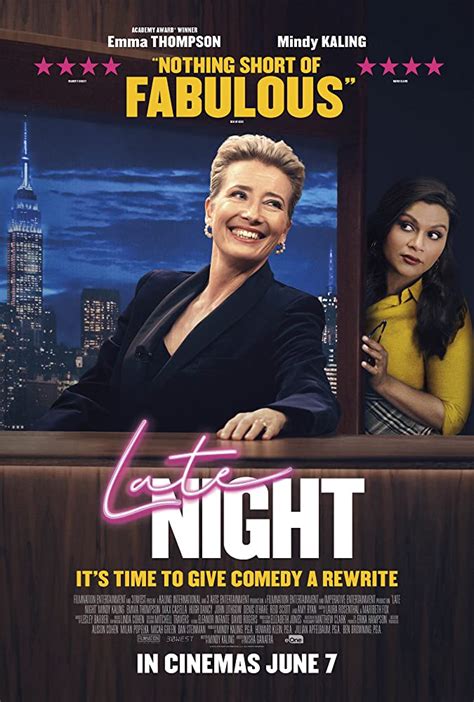 Late Night 2019 Night Film Late Night Movies Late Night Show