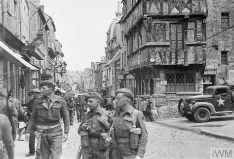 Normandy In Liberated Bayeux June 1944 One Of The First Towns To Be