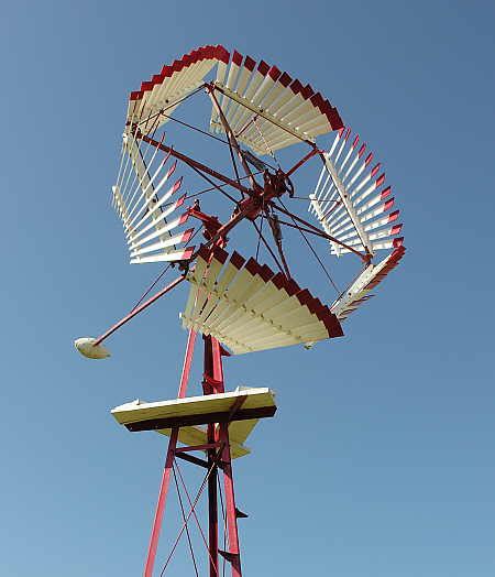 Unusual Blade Configuration On This Windmill Night Sky Ramblins