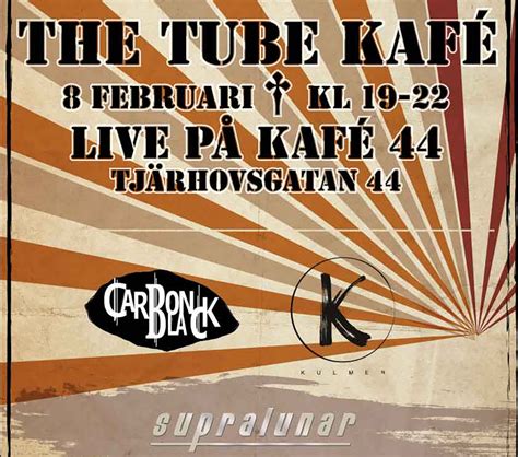 Klubbtips The Tube Kafé SV Musik