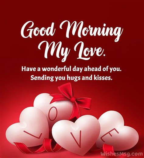 200 Good Morning Love Messages And Wishes Wishesmsg Good Morning