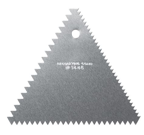 Aluminum Decorating Triangle Comb Decopac