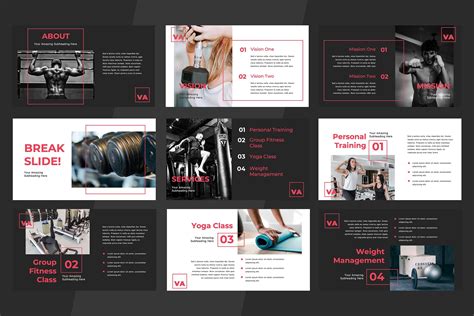 Various Gym Powerpoint By Templates On Dribbble