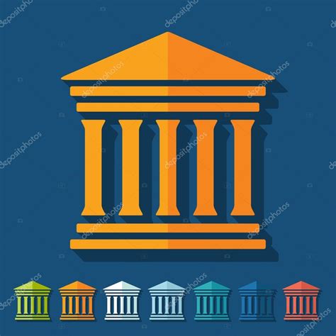 Courthouse Icon Stock Vector By ©palau83 60936449