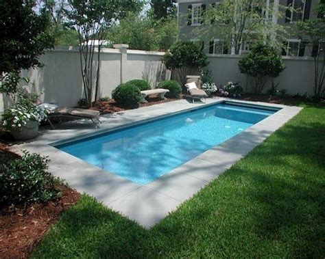 36 Cool Small Pool Backyard Designs Ideas On A Budget Backyard Pool Landscaping Small Pool