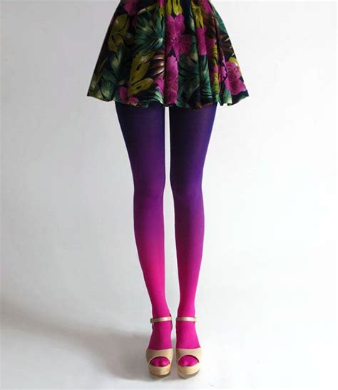 ombre tights hand dyed by tiffany ju ombre tights fashion clothes
