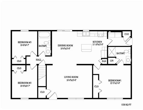 Three Bedroom Ranch House Plans Inspirational Ranch Wheatfield