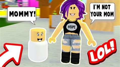 Telling Strangers Im Their Kid Roblox Funny Moments Roblox