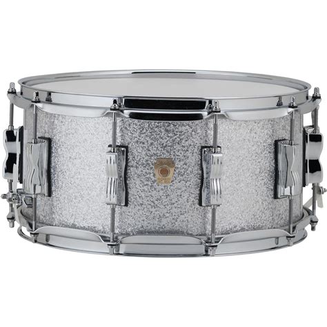 Ludwig Classic Maple Snare Drum 14 X 65 In Silver