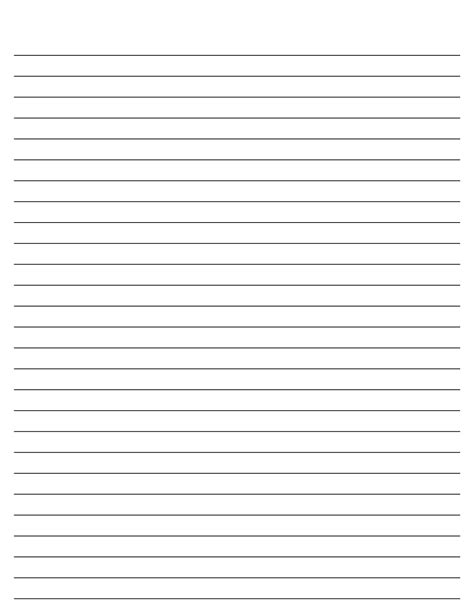 Lined Printable Paper Free Printable Templates