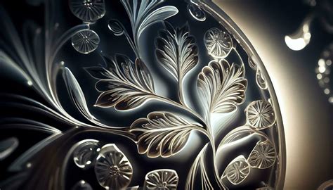 Abstract Design With Shiny Ornament Futuristic Curve 24622900 Stock