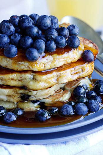 Blueberry Ricotta Flapjackspancakes Simply Delicious