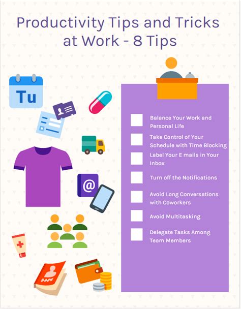 Productivity Tips And Tricks At Work 8 Tips Projectcubicle