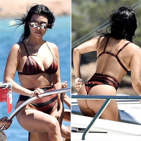 Kourtney Kardashian Shows Off Sexy Curves