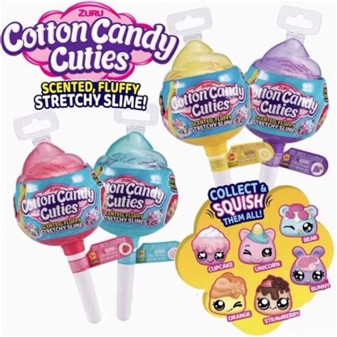 Zuru Oosh Cotton Candy Cuties With Scented Squishy Stretchy Slime 8628
