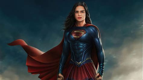 1360x768 Resolution Sasha Calle As Supergirl In Flash Movie 4k Desktop