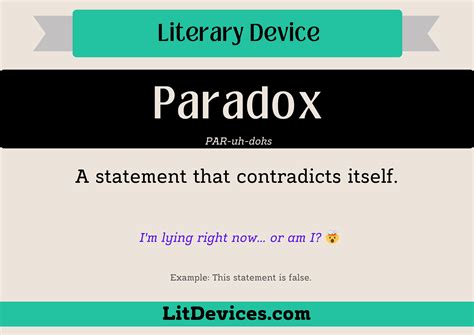Understanding The Paradox A Guide To The Literary Device