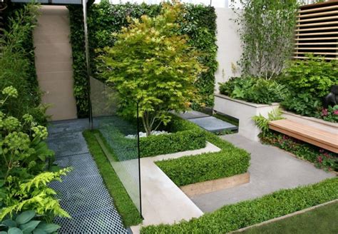 inspirasi model taman rumah minimalis modern desain  rumah tinggal