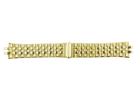 Citizen Corso 22mm Gold Tone Stainless Steel Bracelet Watch Band