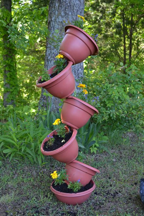 Colorful Topsy Turvy Flower Planter Tipsy Pots F30