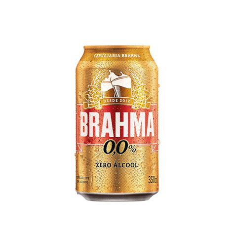 Cerveja Brahma Zero Álcool Lata 350ml Espeto De Ouro