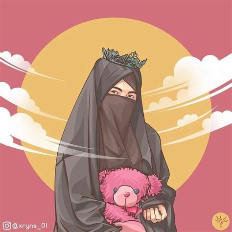 Hijabers Fanart Di Ilustrasi Karakter Fanart Ilustrasi