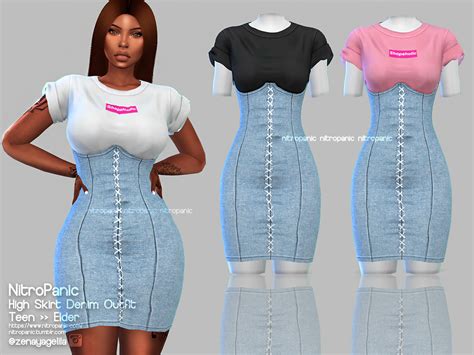 Nitropanic Fullbody Both 1 More Info And Queensims4 Sims 4 Cc