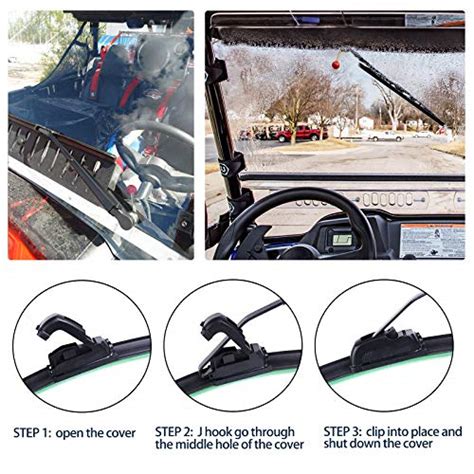 Xislet Utv Hand Operated Windshield Wiper Compatible With Polaris
