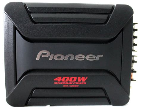 Pioneer 2 Channel 400 Watt Amplifier Car Audio Power Bridgeable Amp