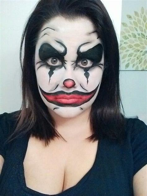 Halloween Makeup Scary Clown Face Seen On Pinterest Scary Clown Face