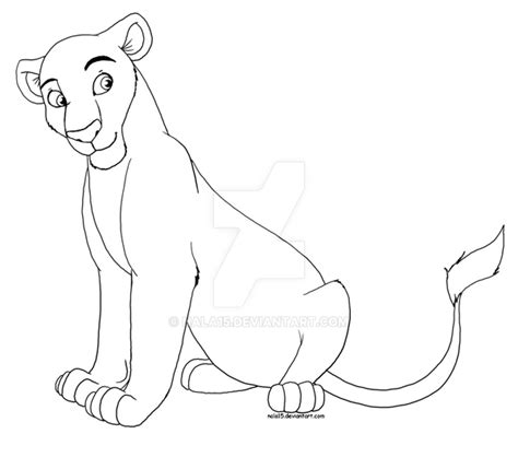 Lioness Adoptables Png Lineart 10 Points By Nala15 On Deviantart