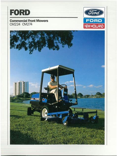 Ford Commercial Front Mowers Cm224 Cm274 Brochure