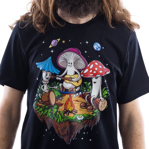 Magic Mushrooms Party T Shirt Psilocybin Mushrooms Tee Etsy