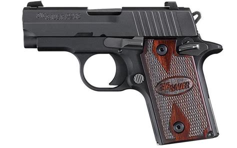 Sig Sauer P238 380 Acp W Rosewood Grips Night Sights 27 61 Rd