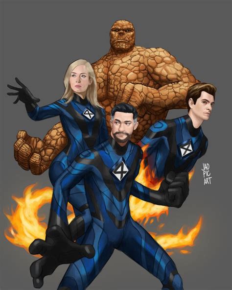 Fantastic Four Concept Art Version 2 Marvel Cinematic Universe By