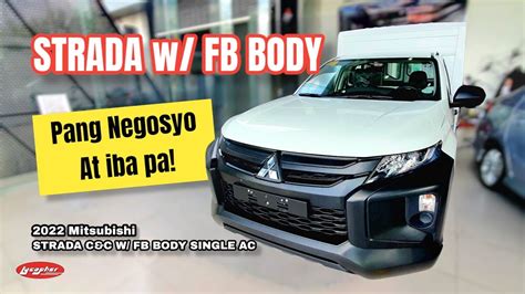 2022 Mitsubishi Strada Cab And Chassis With Fb Body Dual Ac Manual