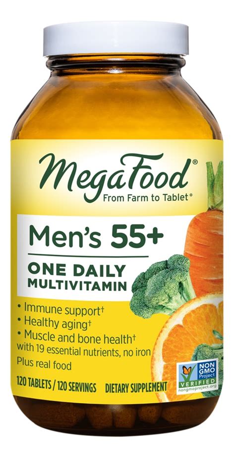 Megafood Men Over 55 One Daily 120 Tablets Vitacost