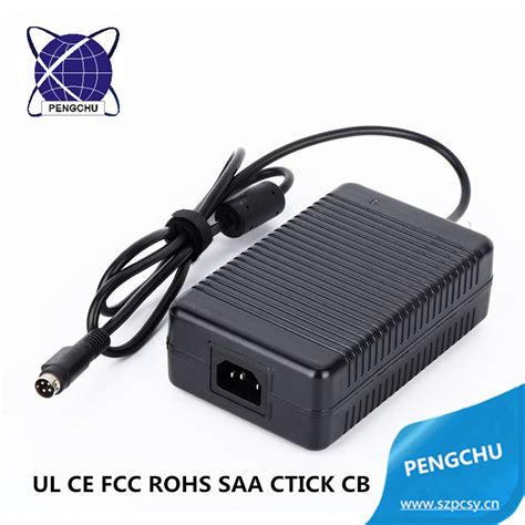 ac dc 4 pin 120w power supply adapter 12vdc 10a with ul etl ce fcc rohs saa cb china switching