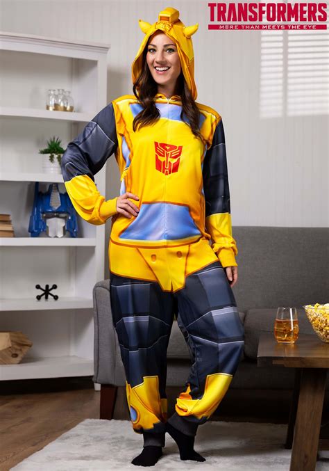 Transformers Bumblebee Onesie For Adults