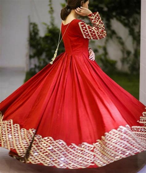 Red Colour Frock For Ladies Dresses Images 2022