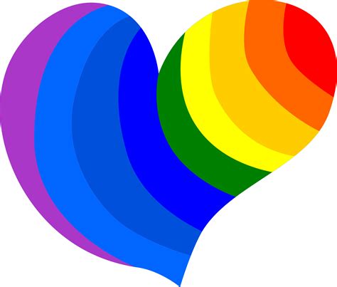 Rainbow Heart Png