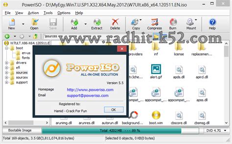 Poweriso 55 Full Serial Radhit K52 Download Software Full Version