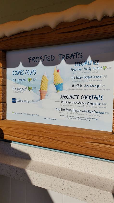 Disneyland Adorable Snowman Frosted Treats Anaheim California Ice Cream HappyCow
