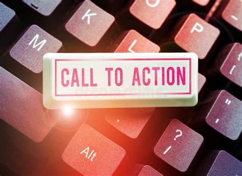 Text Caption Presenting Call To Action Business Approach Encourage